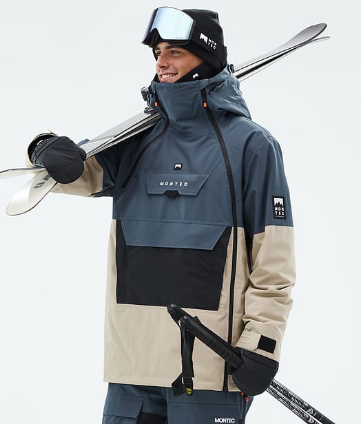 Montec Doom Skidjacka Herr Metal Blue/Black/Sand