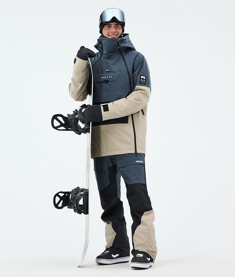 Montec Doom Snowboardjacka Herr Metal Blue/Black/Sand, Bild 3 av 11