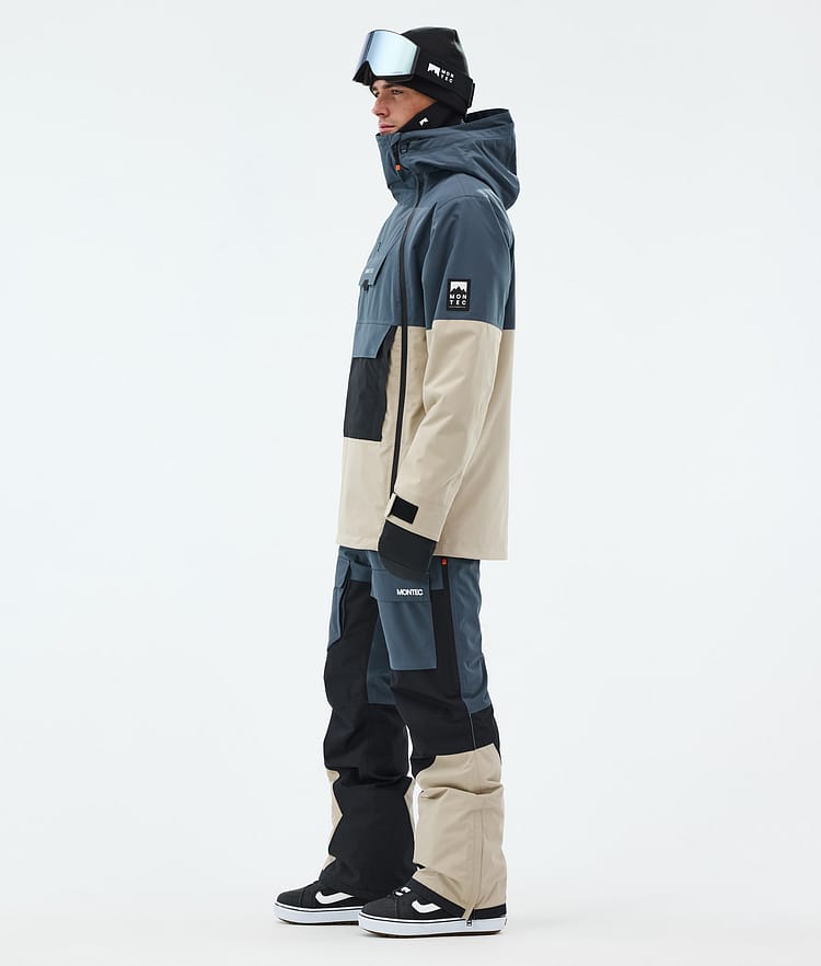 Montec Doom Snowboardjacka Herr Metal Blue/Black/Sand, Bild 4 av 11