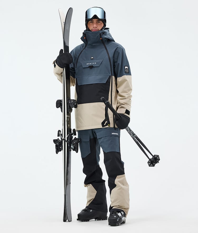 Montec Doom Skidjacka Herr Metal Blue/Black/Sand, Bild 3 av 11