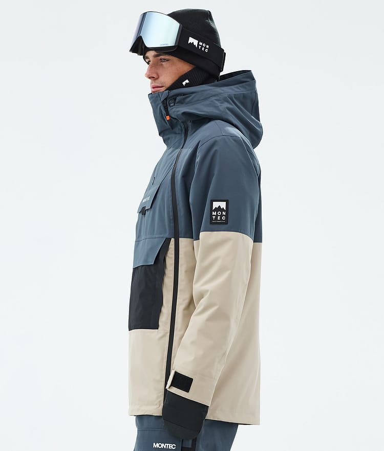 Montec Doom Snowboardjacka Herr Metal Blue/Black/Sand, Bild 6 av 11
