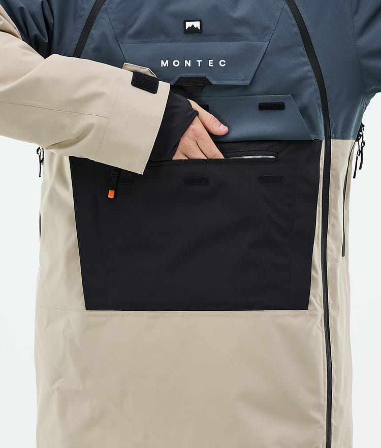 Montec Doom Skidjacka Herr Metal Blue/Black/Sand, Bild 9 av 11