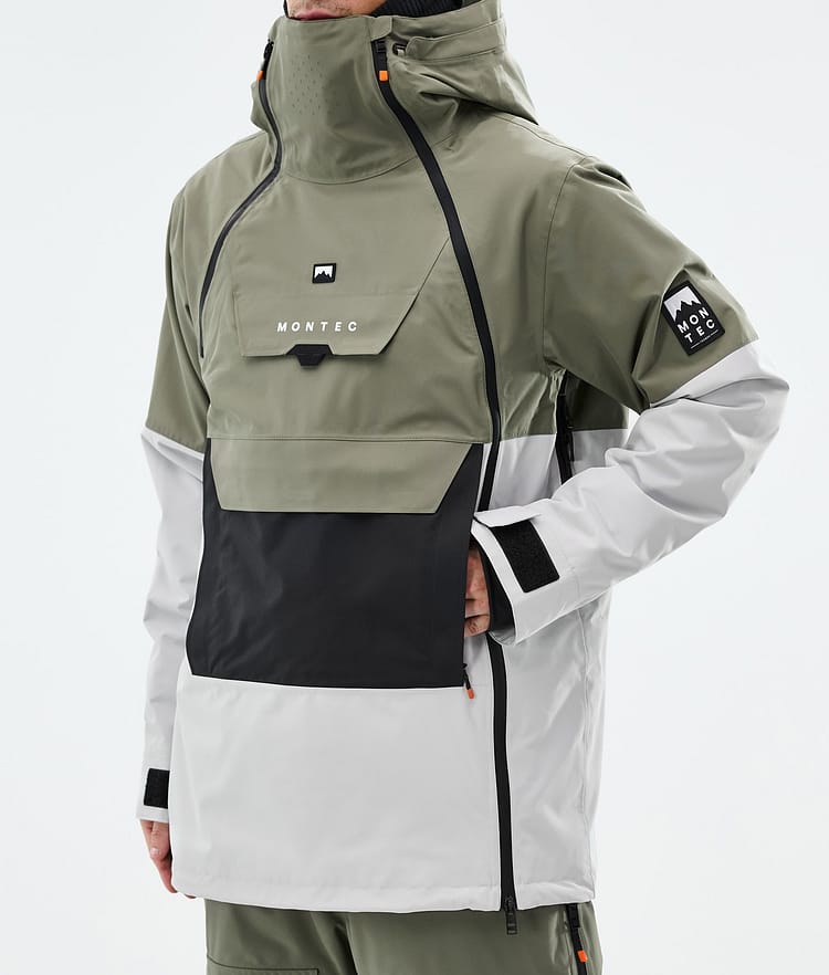 Montec Doom Snowboardjacka Herr Greenish/Black/Light Grey, Bild 8 av 11