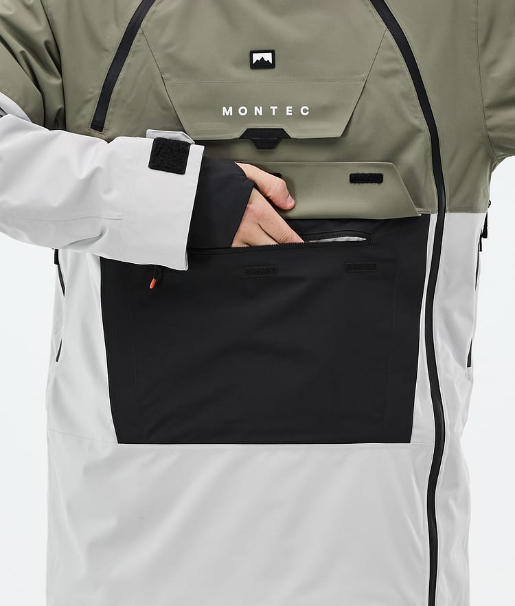 Montec Doom Snowboardjacka Herr Greenish/Black/Light Grey, Bild 9 av 11