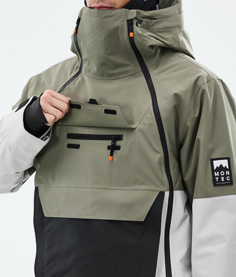 Montec Doom Snowboardjacka Herr Greenish/Black/Light Grey, Bild 10 av 11