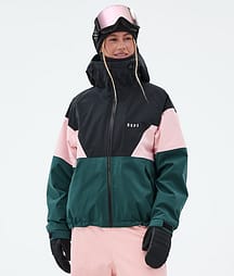 Dope Spartan W Skidjacka Dam Sport Black/Soft Pink/Bottle Green
