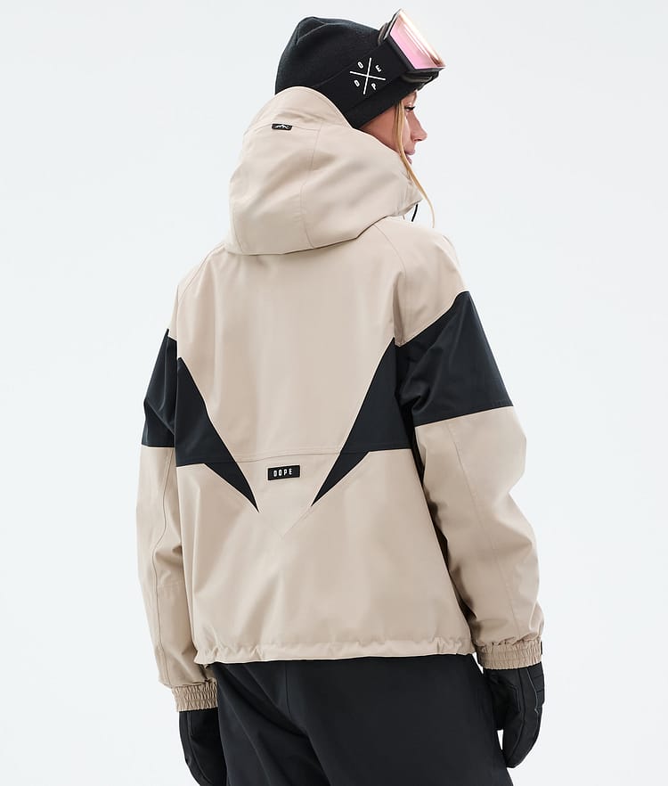 Dope Spartan W Snowboardjacka Dam Spike Sand/Black, Bild 6 av 8