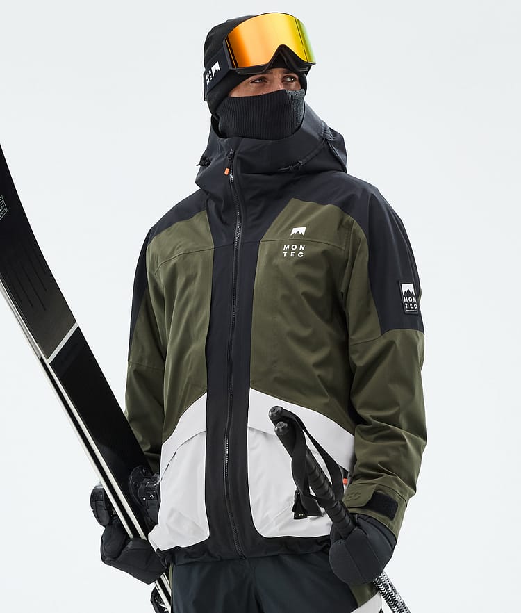 Montec Morpheus Skidjacka Herr Black/Olive Green/Light Grey, Bild 1 av 10