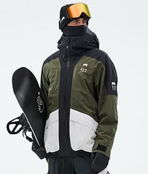 Montec Morpheus 25 Snowboardjacka Herr Black/Olive Green/Light Grey