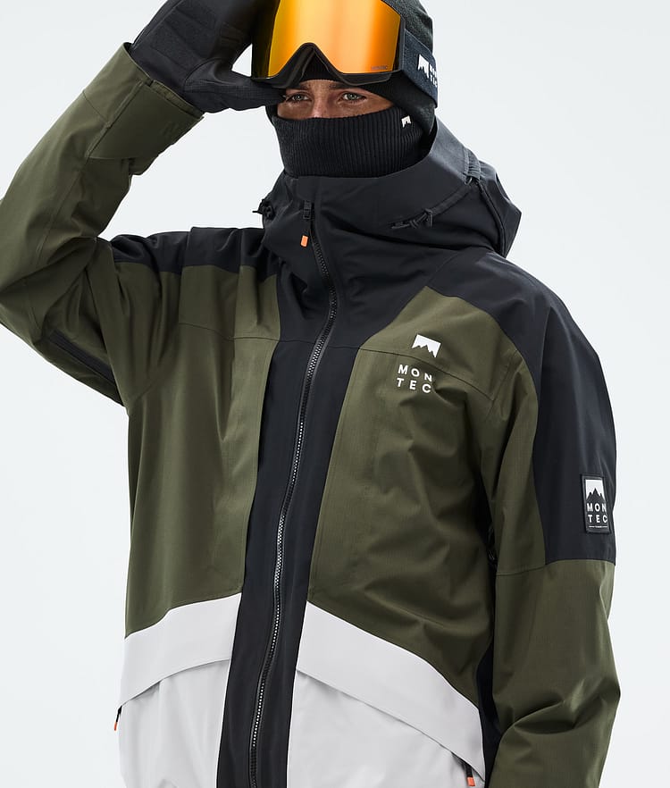Montec Morpheus Skidjacka Herr Black/Olive Green/Light Grey, Bild 2 av 10