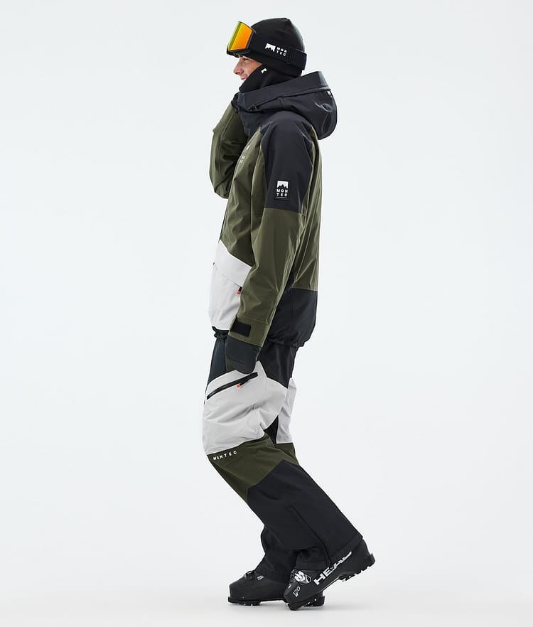 Montec Morpheus Skidjacka Herr Black/Olive Green/Light Grey, Bild 4 av 10