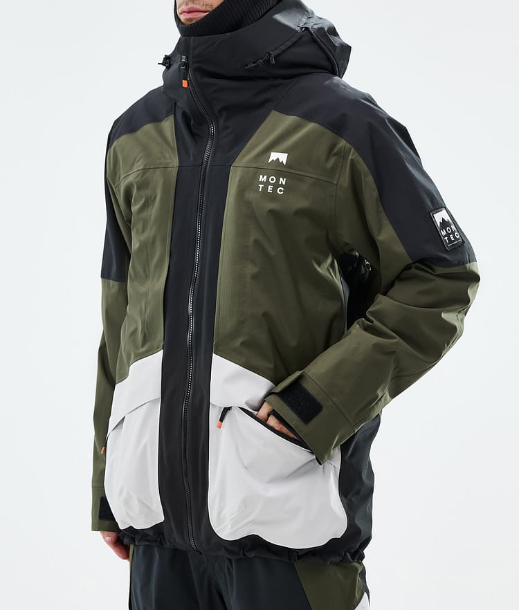 Montec Morpheus Skidjacka Herr Black/Olive Green/Light Grey, Bild 8 av 10
