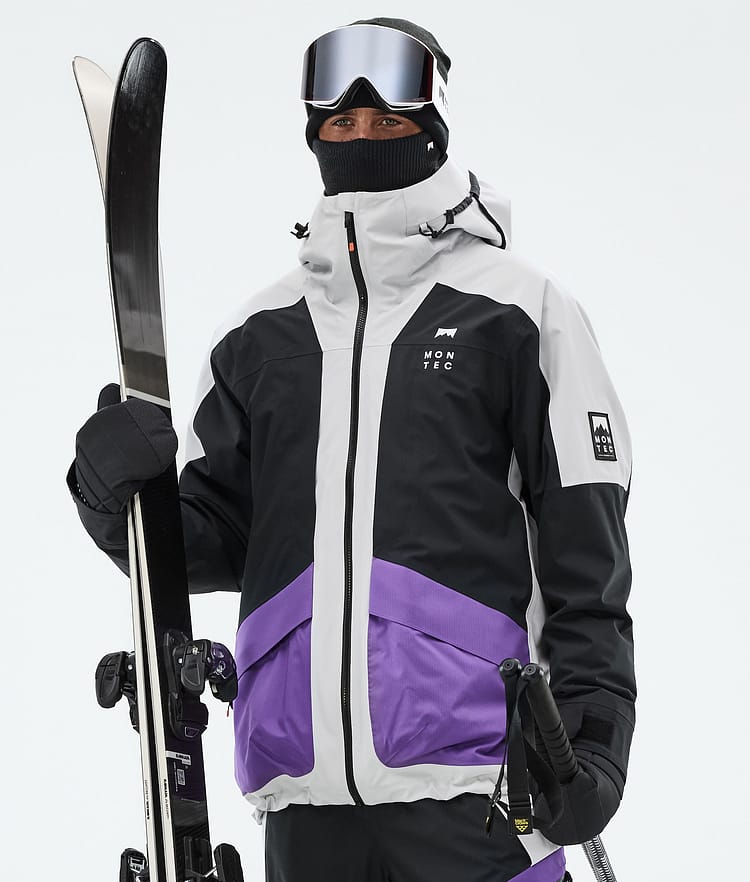 Montec Morpheus Skidjacka Herr Light Grey/Black/Vivid Purple, Bild 1 av 10