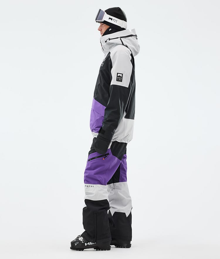Montec Morpheus Skidjacka Herr Light Grey/Black/Vivid Purple, Bild 4 av 10