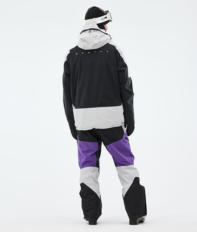 Montec Morpheus Skidjacka Herr Light Grey/Black/Vivid Purple, Bild 5 av 10