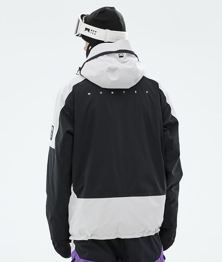 Montec Morpheus Snowboardjacka Herr Light Grey/Black/Vivid Purple, Bild 7 av 10