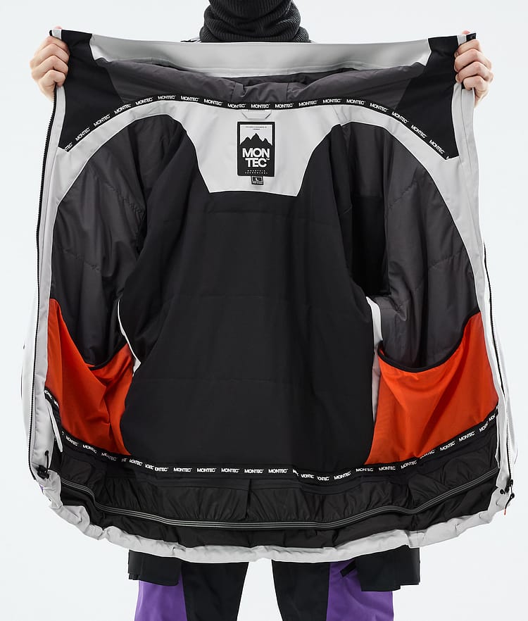Montec Morpheus Skidjacka Herr Light Grey/Black/Vivid Purple, Bild 10 av 10