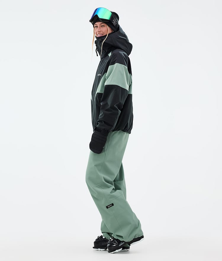 Dope Spartan W Skidjacka Dam Spike Black/Faded Green, Bild 3 av 8