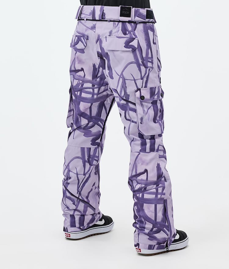Dope Iconic W Snowboardbyxa Dam Scribble Purple, Bild 4 av 7