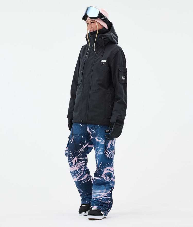 Dope Iconic W Snowboardbyxa Dam Carvings Pink, Bild 2 av 7