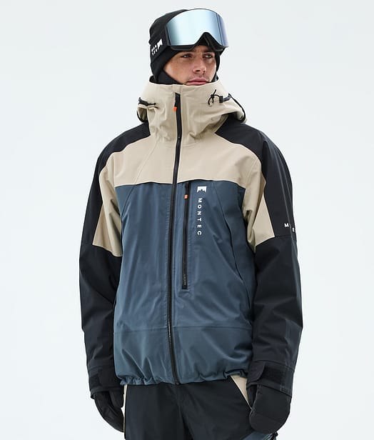 Montec Oracle Snowboardjacka Herr Sand/Black/Metal Blue