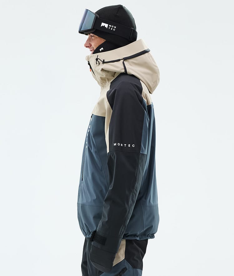 Montec Oracle Snowboardjacka Herr Sand/Black/Metal Blue, Bild 6 av 10