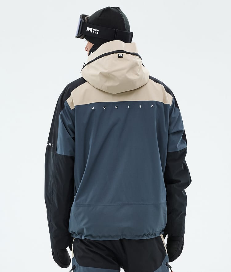 Montec Oracle Snowboardjacka Herr Sand/Black/Metal Blue, Bild 7 av 10