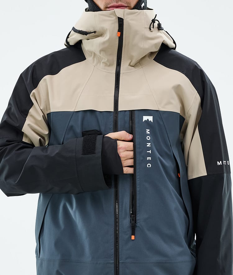 Montec Oracle Skidjacka Herr Sand/Black/Metal Blue, Bild 9 av 10