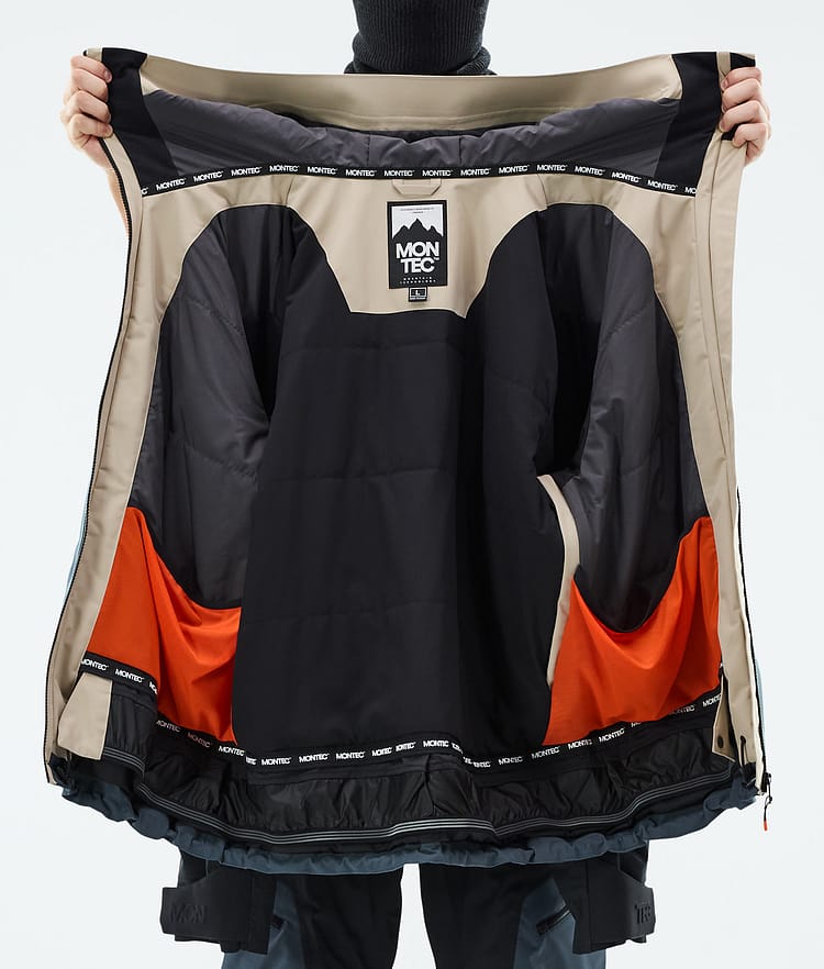 Montec Oracle Skidjacka Herr Sand/Black/Metal Blue, Bild 10 av 10