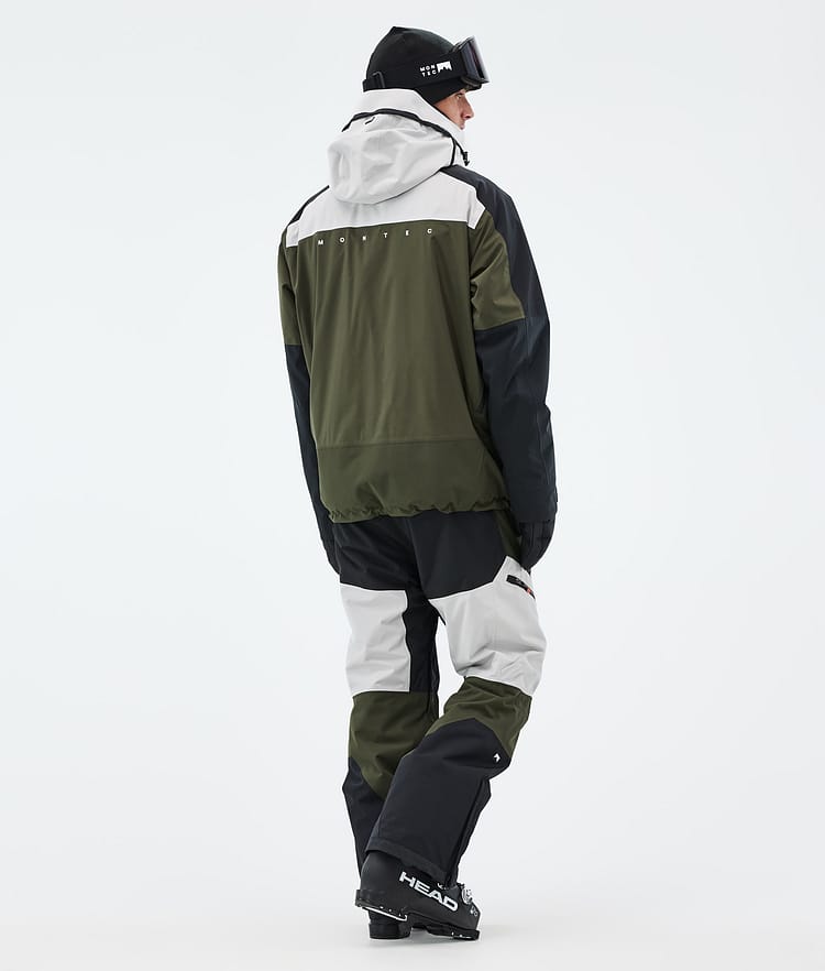 Montec Oracle Skidjacka Herr Light Grey/Black/Olive Green, Bild 5 av 10