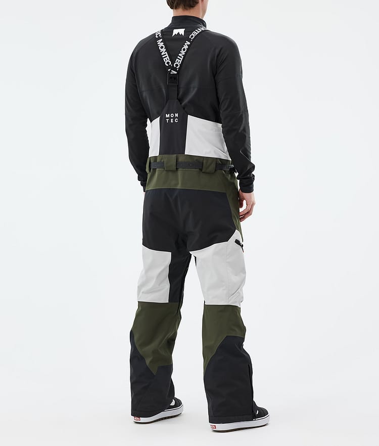 Montec Dozer Snowboardbyxa Herr Light Grey/Black/Olive Green, Bild 3 av 6