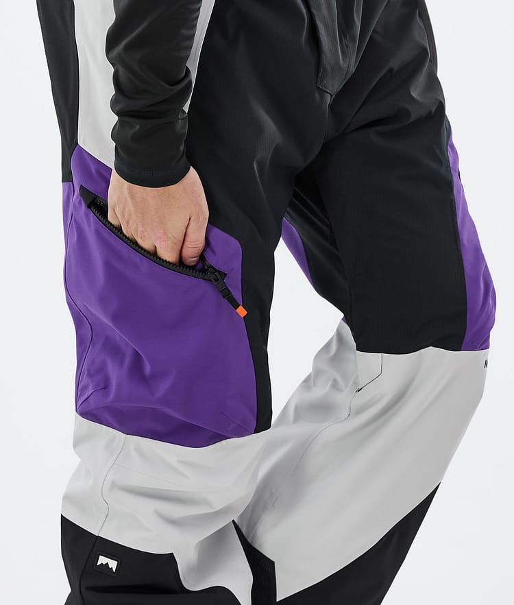 Montec Dozer Snowboardbyxa Herr Vivid Purple/Black/Light Grey, Bild 6 av 6