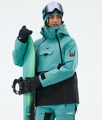 Montec Doom W Snowboardjacka Dam Turquoise/Black