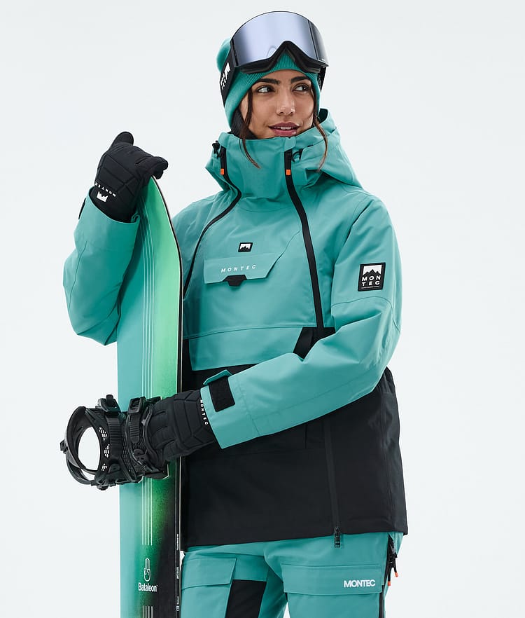 Montec Doom W Snowboardjacka Dam Turquoise/Black, Bild 1 av 11