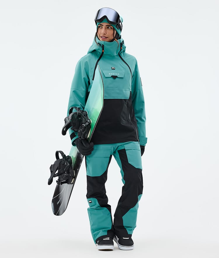 Montec Doom W Snowboardjacka Dam Turquoise/Black, Bild 3 av 11