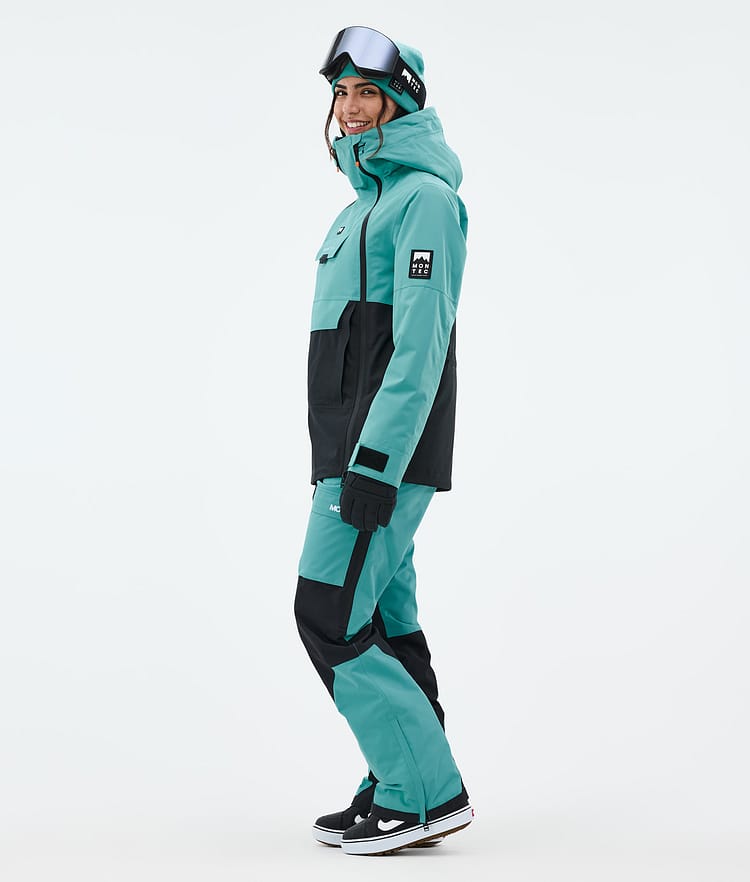 Montec Doom W Snowboardjacka Dam Turquoise/Black, Bild 4 av 11