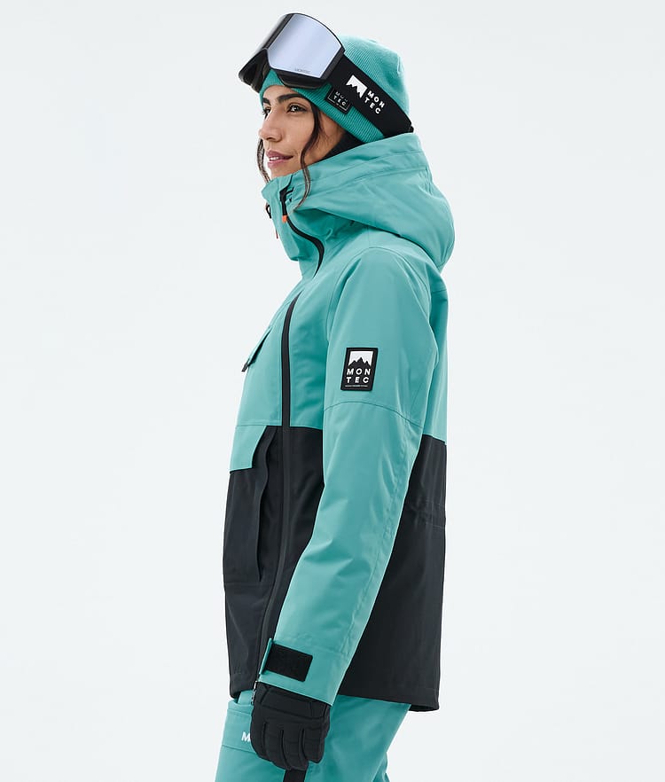 Montec Doom W Snowboardjacka Dam Turquoise/Black, Bild 6 av 11