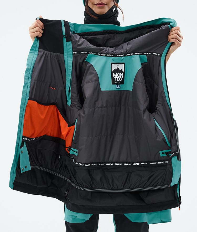 Montec Doom W Skidjacka Dam Turquoise/Black, Bild 11 av 11