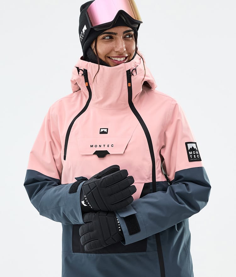 Montec Doom W Skidjacka Dam Soft Pink/Black/Metal Blue, Bild 2 av 11