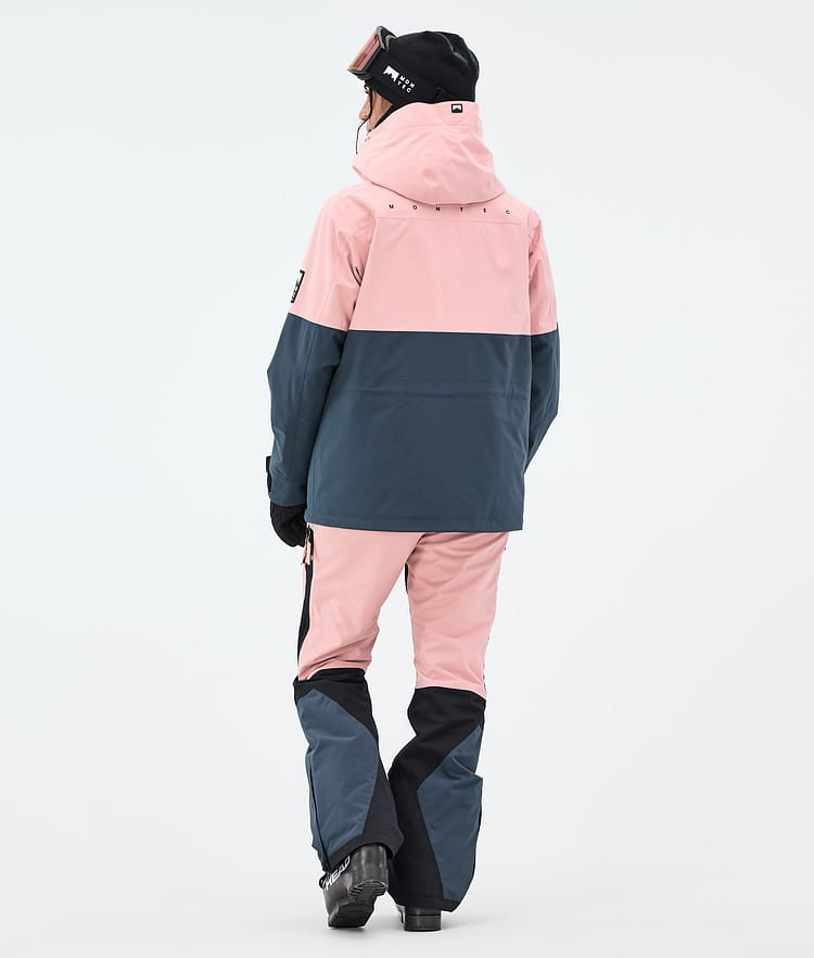 Montec Doom W Skidjacka Dam Soft Pink/Black/Metal Blue, Bild 5 av 11