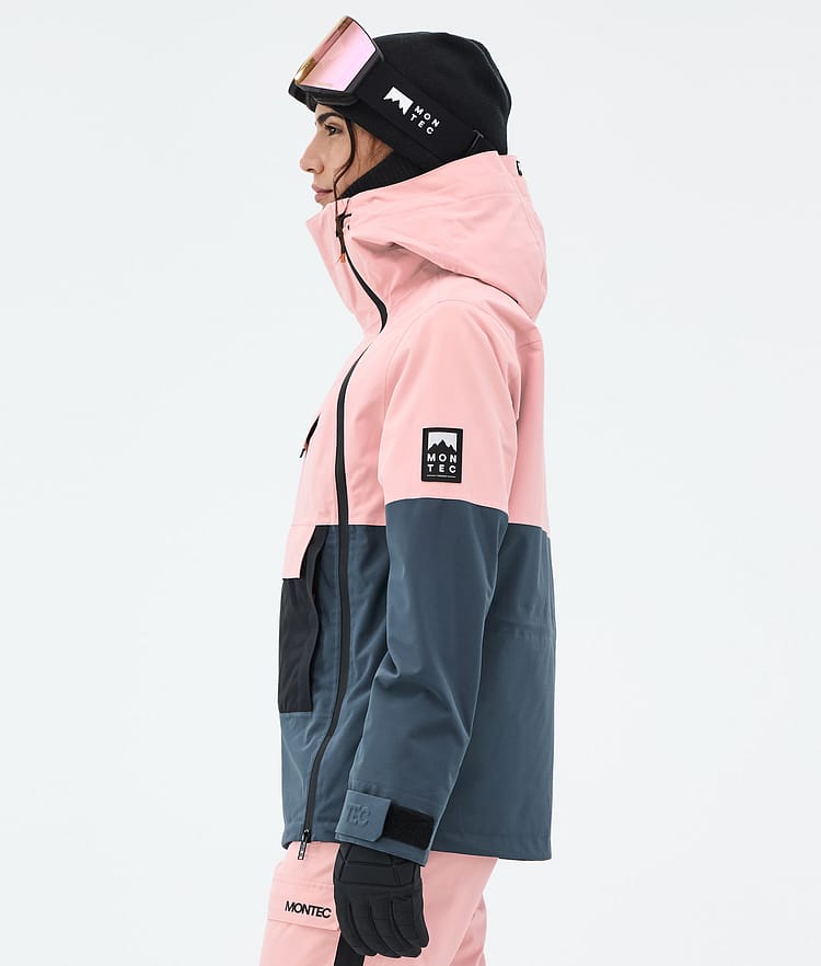 Montec Doom W Snowboardjacka Dam Soft Pink/Black/Metal Blue, Bild 6 av 11