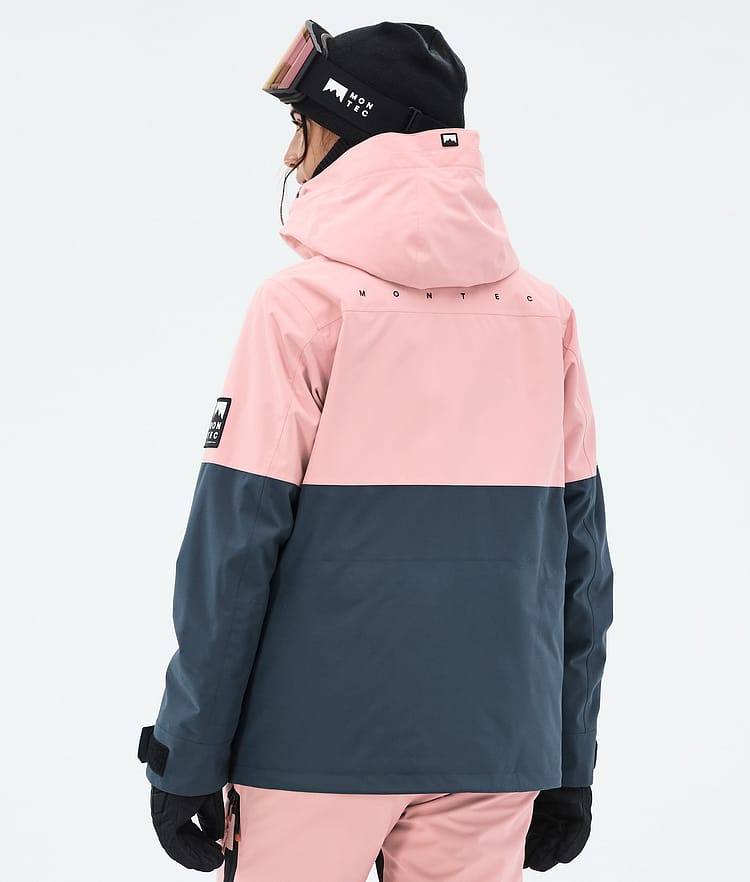 Montec Doom W Snowboardjacka Dam Soft Pink/Black/Metal Blue, Bild 7 av 11