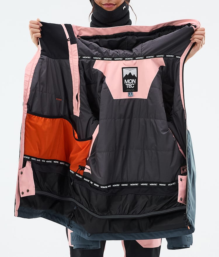 Montec Doom W Snowboardjacka Dam Soft Pink/Black/Metal Blue, Bild 11 av 11