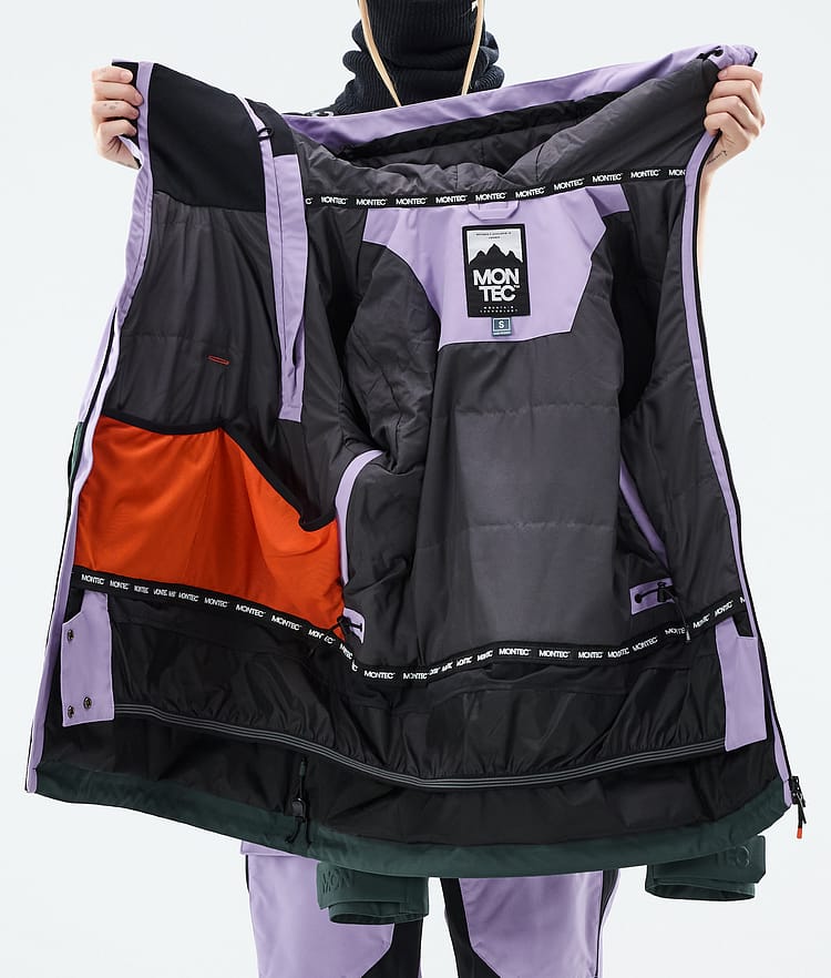 Montec Doom W Snowboardjacka Dam Faded Violet/Black/Dark Atlantic, Bild 11 av 11
