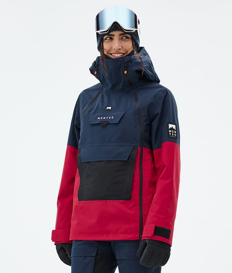 Montec Doom W Skidjacka Dam Dark Blue/Black/Deep Red, Bild 1 av 11