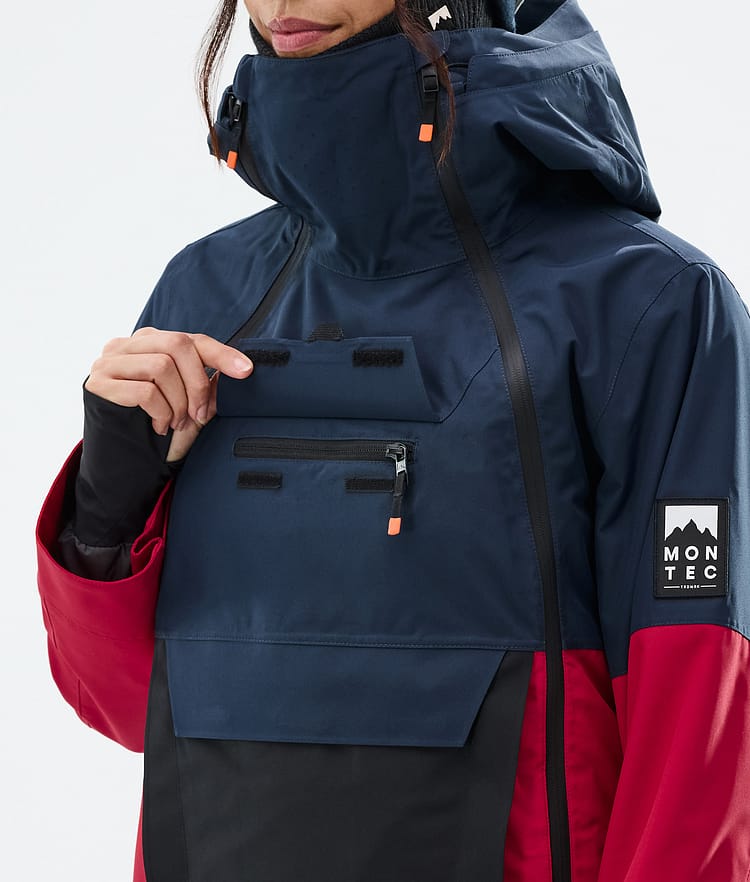 Montec Doom W Skidjacka Dam Dark Blue/Black/Deep Red, Bild 10 av 11
