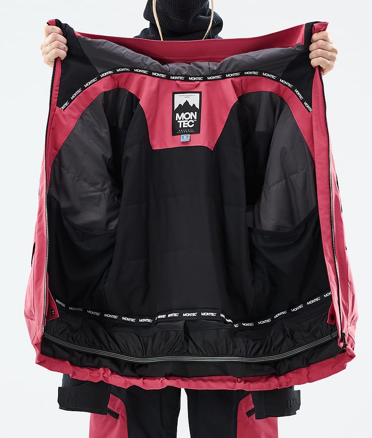Montec Morpheus W Snowboardjacka Dam Light Red/Black, Bild 10 av 10