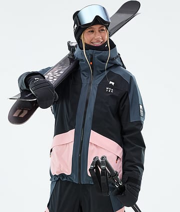Montec Morpheus W Skidjacka Dam Metal Blue/Black/Soft Pink