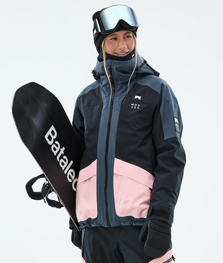 Montec Morpheus W Snowboardjacka Dam Metal Blue/Black/Soft Pink, Bild 1 av 10