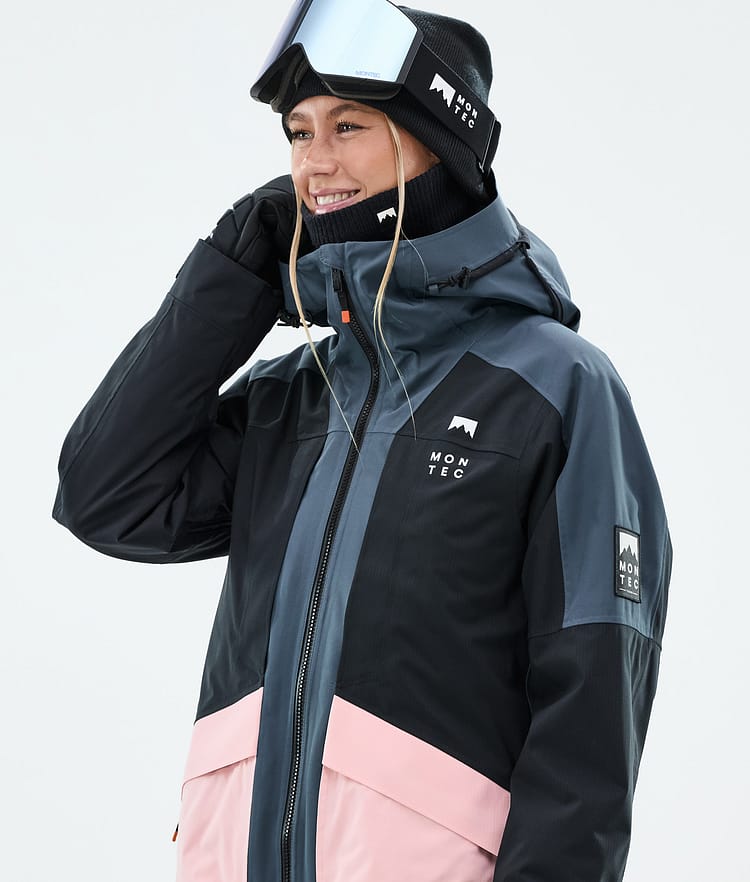 Montec Morpheus W Snowboardjacka Dam Metal Blue/Black/Soft Pink, Bild 2 av 10